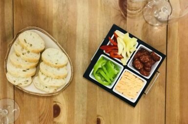 Hungarian Farmer’s plate with local ingredients